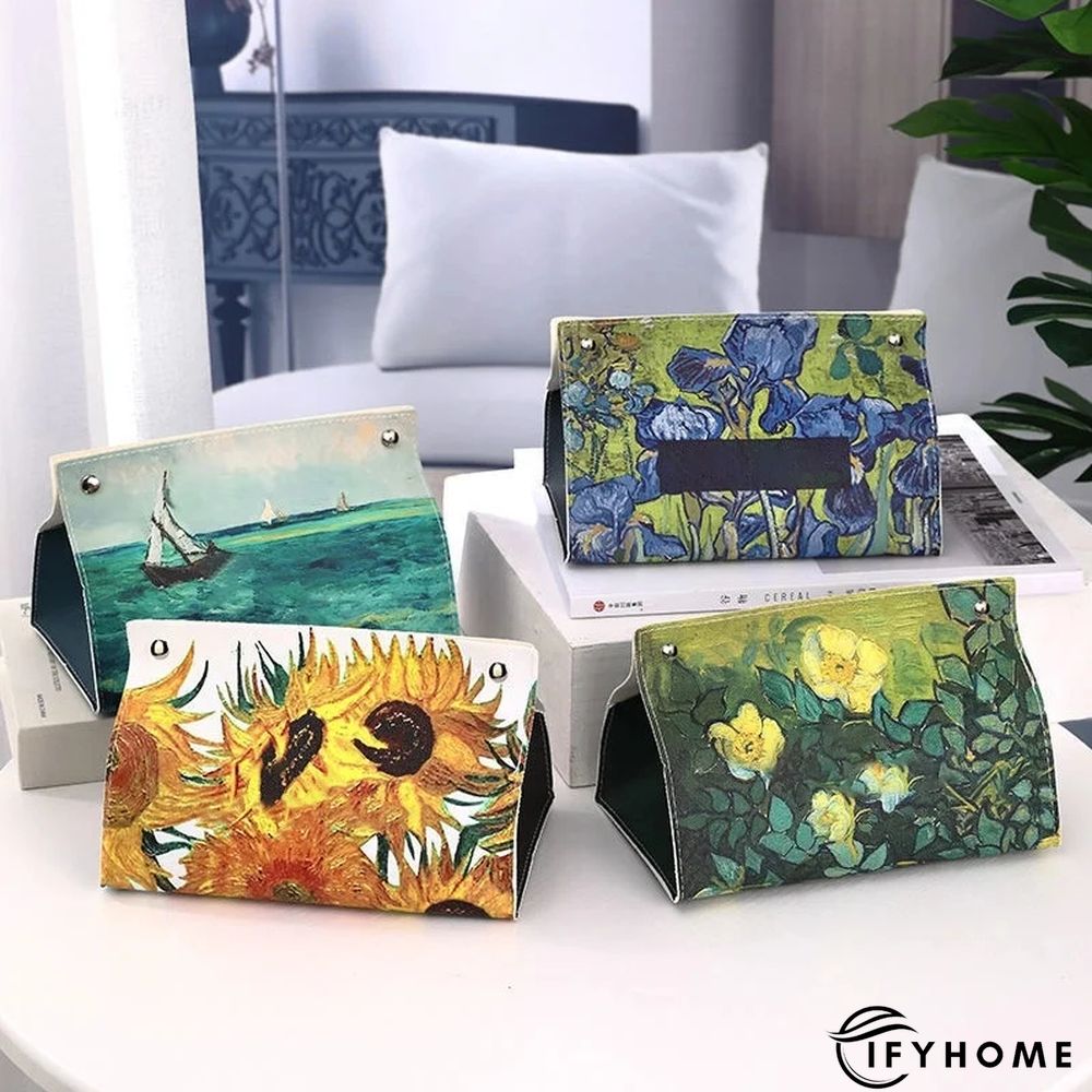 Oil Painting Tissue Box | IFYHOME