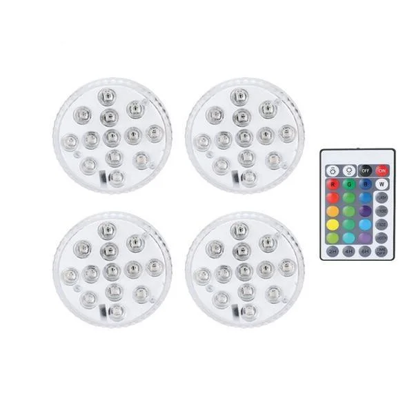16 Colors Submersible LED Lights