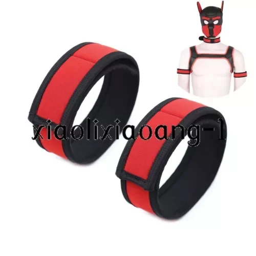 Pornhint Rubber Armband Fetishs Men Arm Binding Gear Pupply Play Accessories Harness Libido