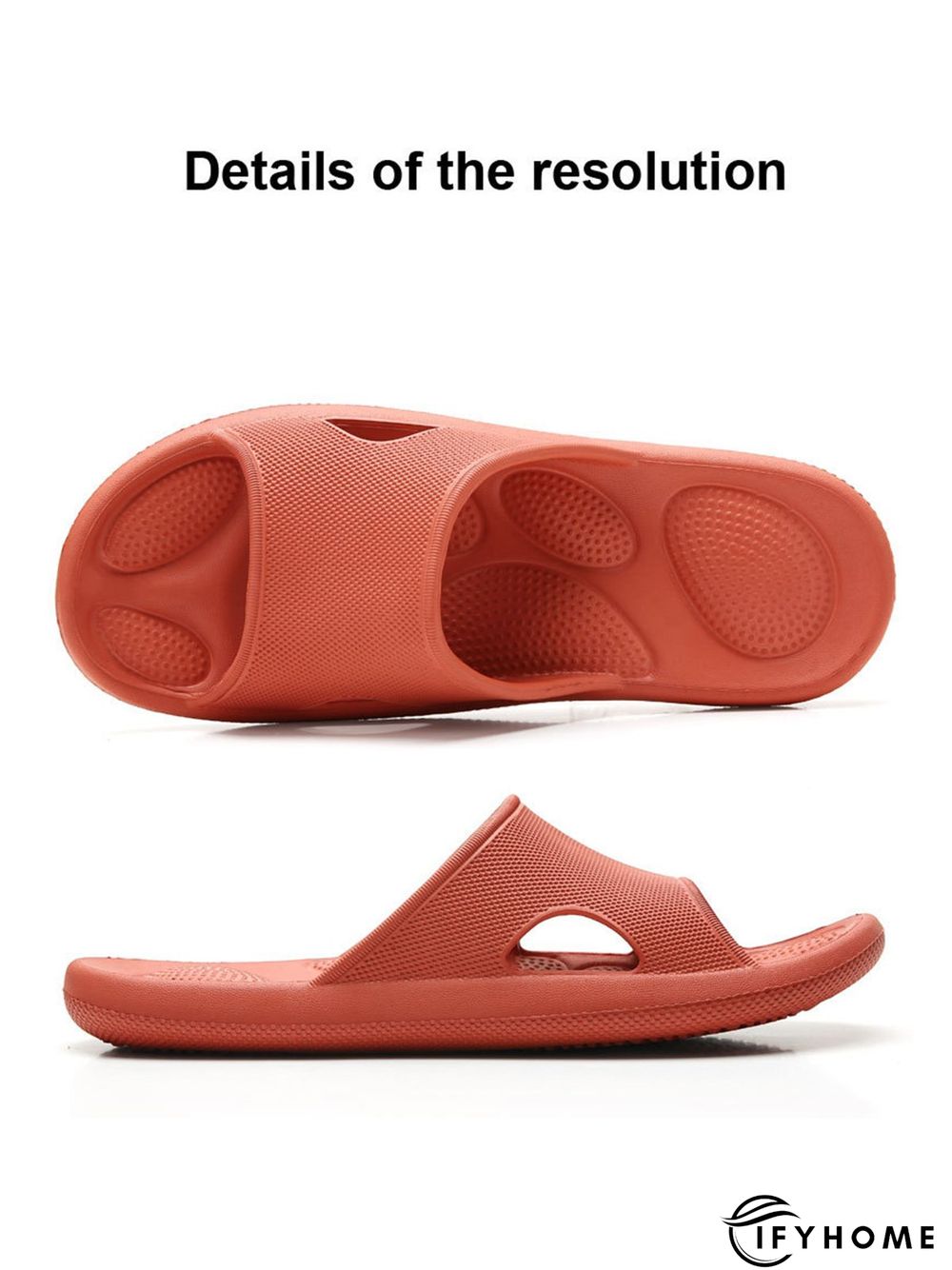 Comfy Plain Eva Massage Bathroom Slippers | IFYHOME