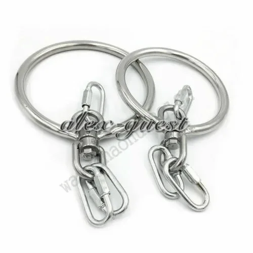 pornhint Pornhint Stainless Steel New Bandage Restraints Suspension Rope Harness Shackle Sex Toy