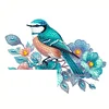 (US Local)Blue Bird  Diamond Painting Door Corner Sign DIY Door Frame Decoration