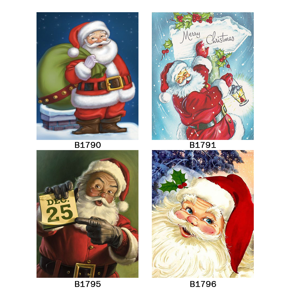 

40*50CM - Paint By Numbers - Santa Claus, 02, 501 Original