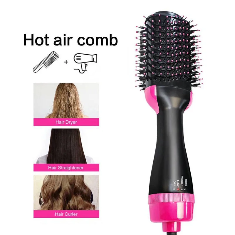 2 in 1 Hair Dryer and Electric Hair Brush