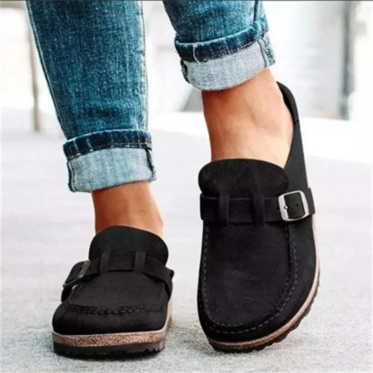 Women's Flat Heel Platform Orthopedic Loafers Cloth Clean Surface Radinnoo.com
