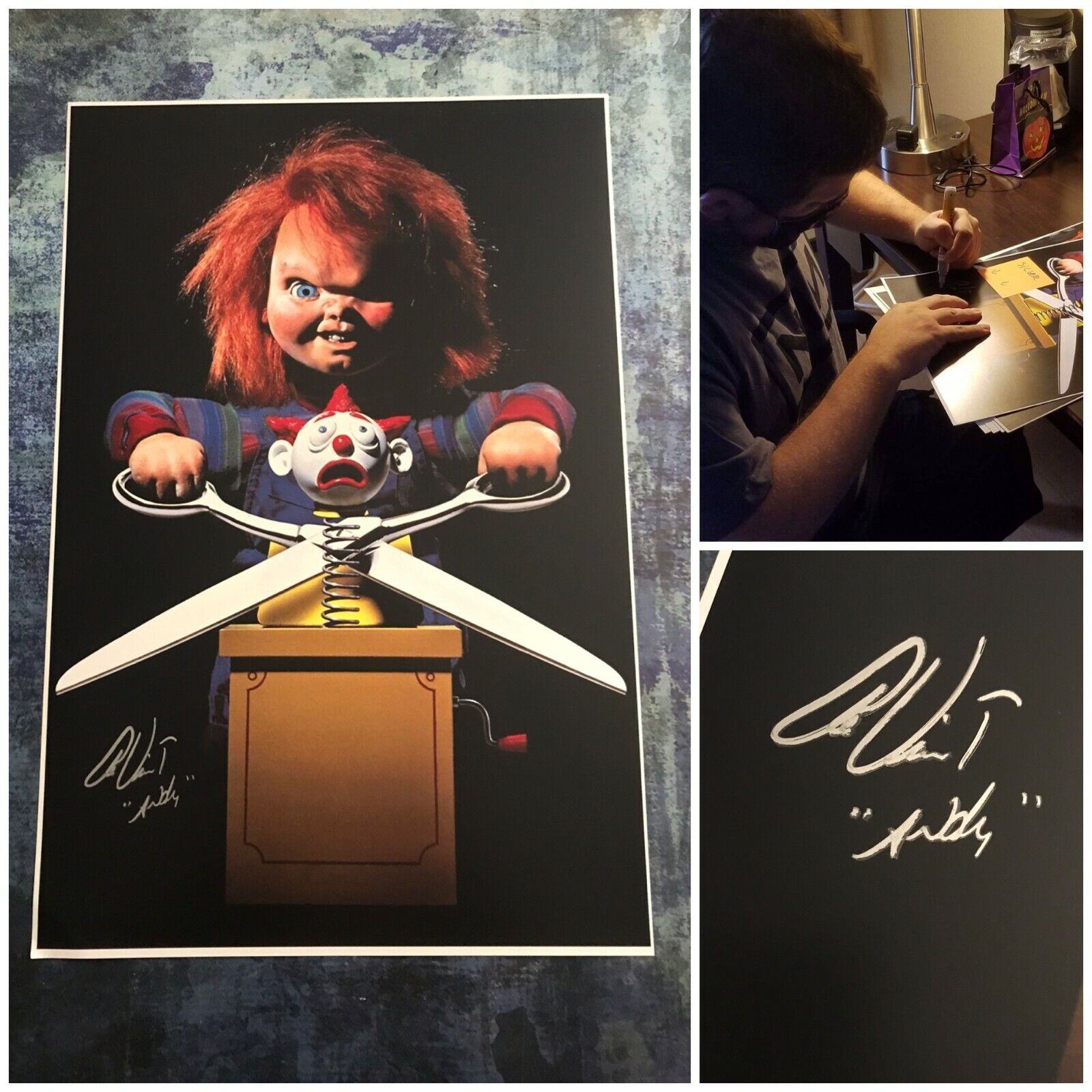 GFA Child's Play Movie Andy * ALEX VINCENT * Signed 12x18 Photo Poster painting PROOF A6 COA