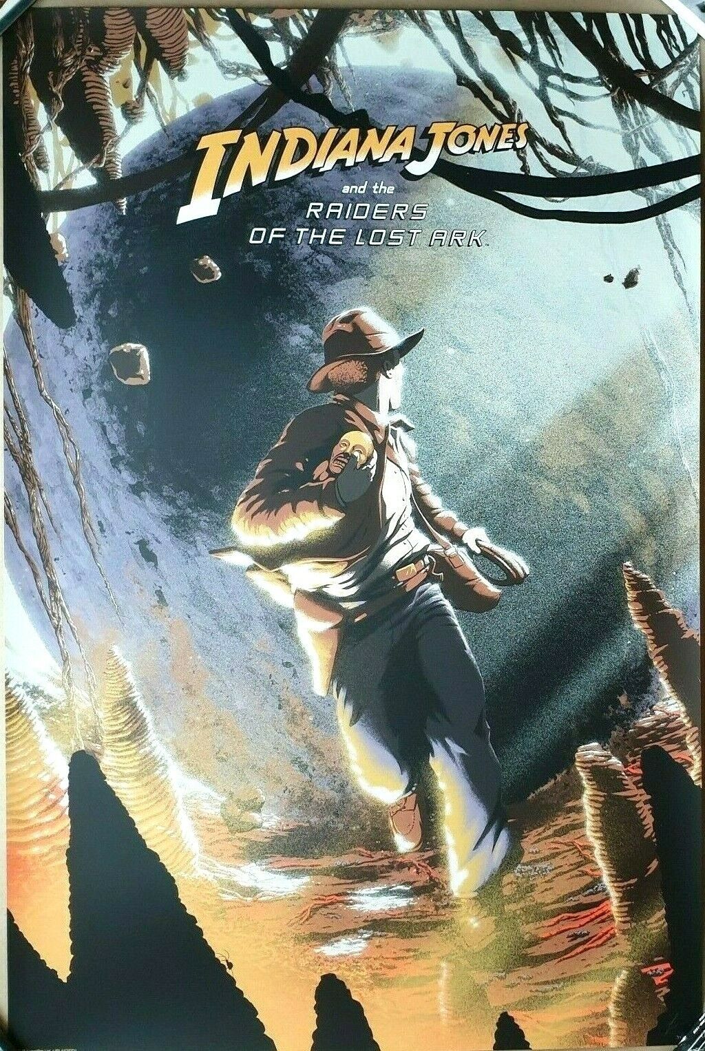 FLOREY - NOTHING TO FEAR /100 Variant Screen Print Poster INDIANA JONES