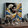 DIY Pearl Painting Dancing Girl for Home Wall Decor with Frame(30x30cm)