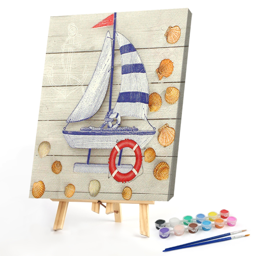 

40*50CM - Paint By Numbers - Lighthouse, 501 Original