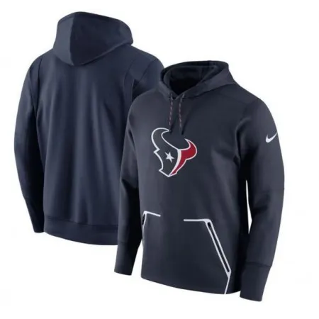 Men's  Houston Texans Navy Champ Drive Vapor Speed Pullover Hoodie
