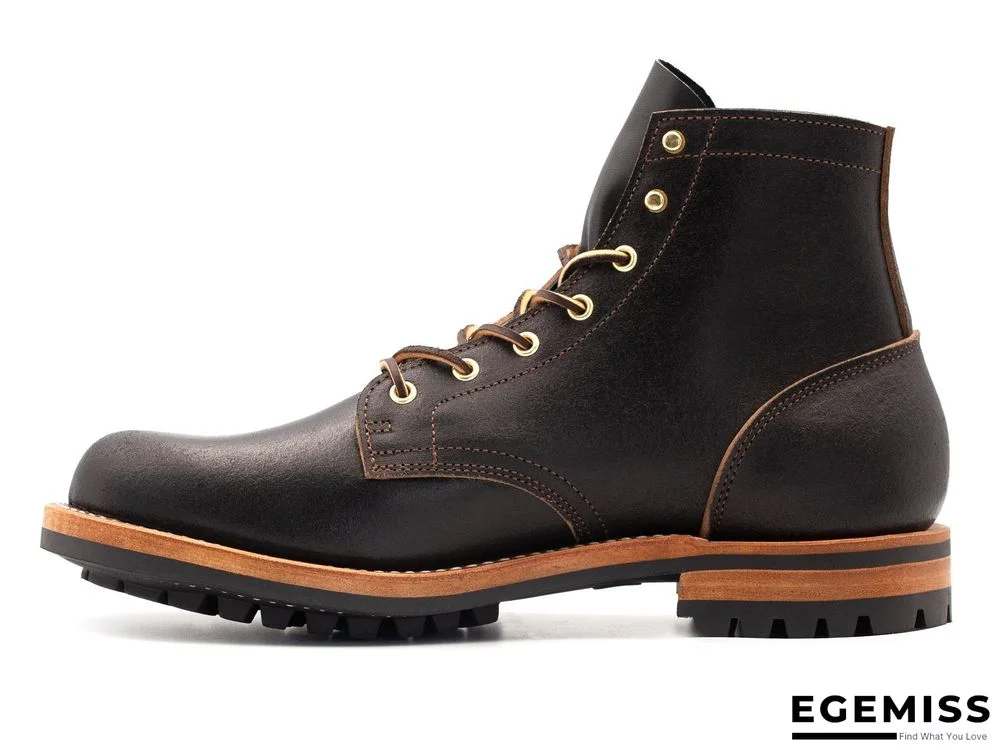 Cow Split Leather Men Boots Comfortable Boots Men Footwear Rubber Ankle Boots Men's Shoes | EGEMISS