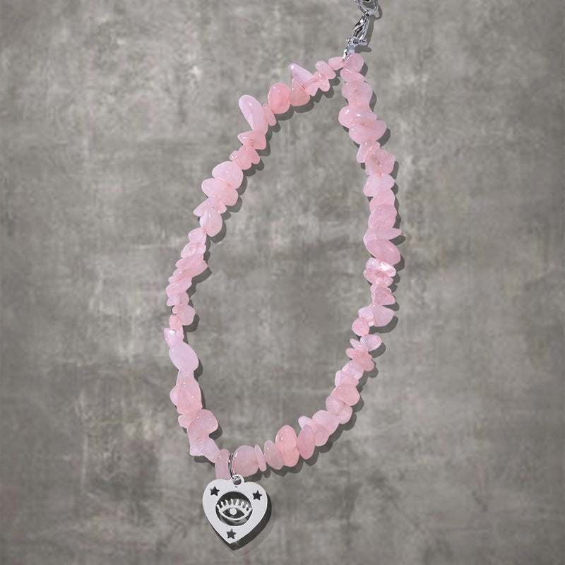 Artistic Commute Geometric Stone Zinc Alloy Mobile Phone Chain