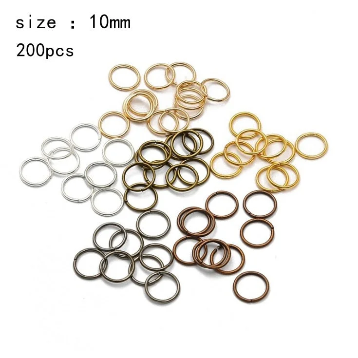 50-200 Pcs/set Metal/Gold/Silver/bronze Opening Golden Leaves Hair Ring Braid Dreadlock Bead Cuff Clip Braid Tool Hoop Circle