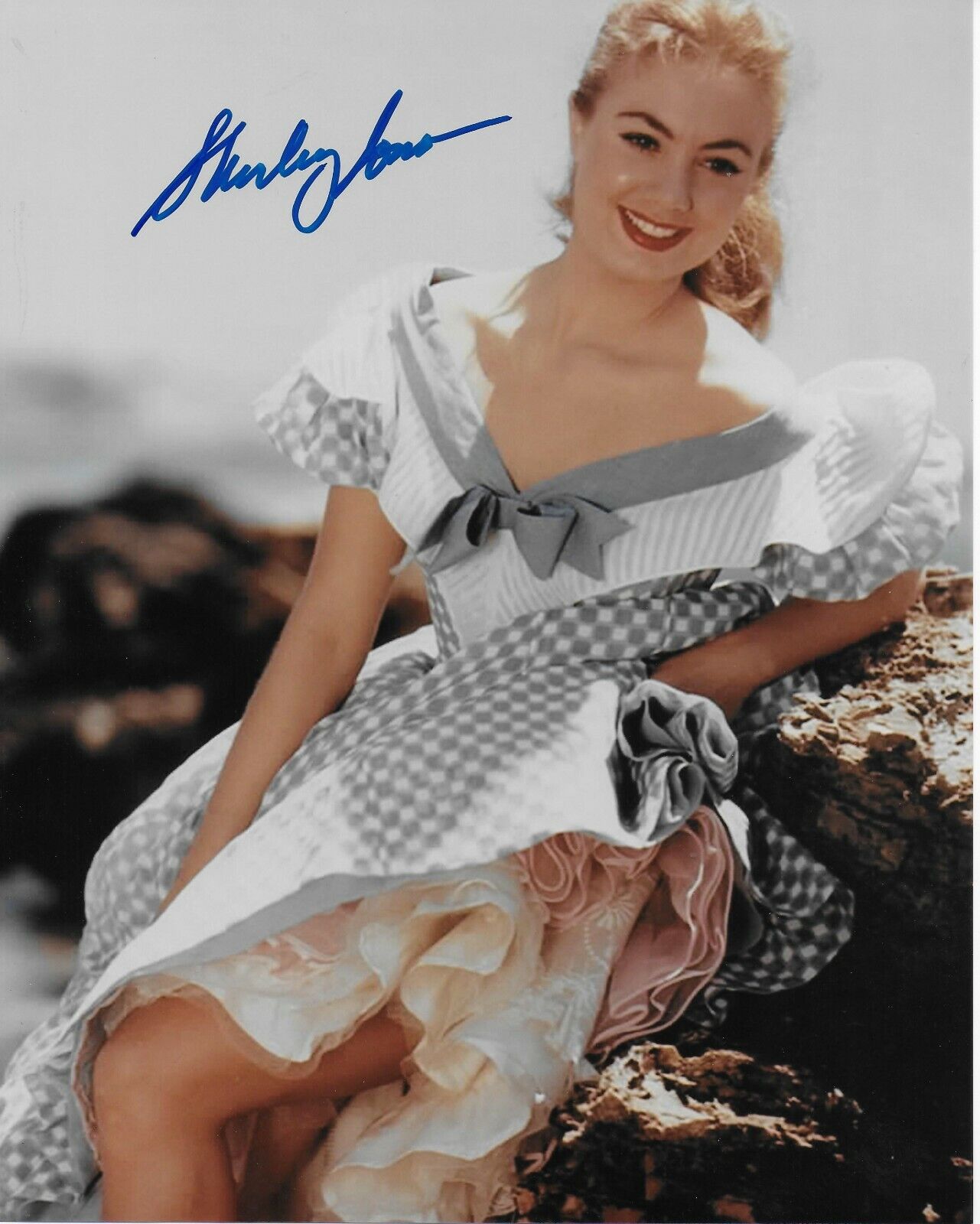 Shirley Jones Oklahoma! Original Autographed 8x10 Photo Poster painting #4