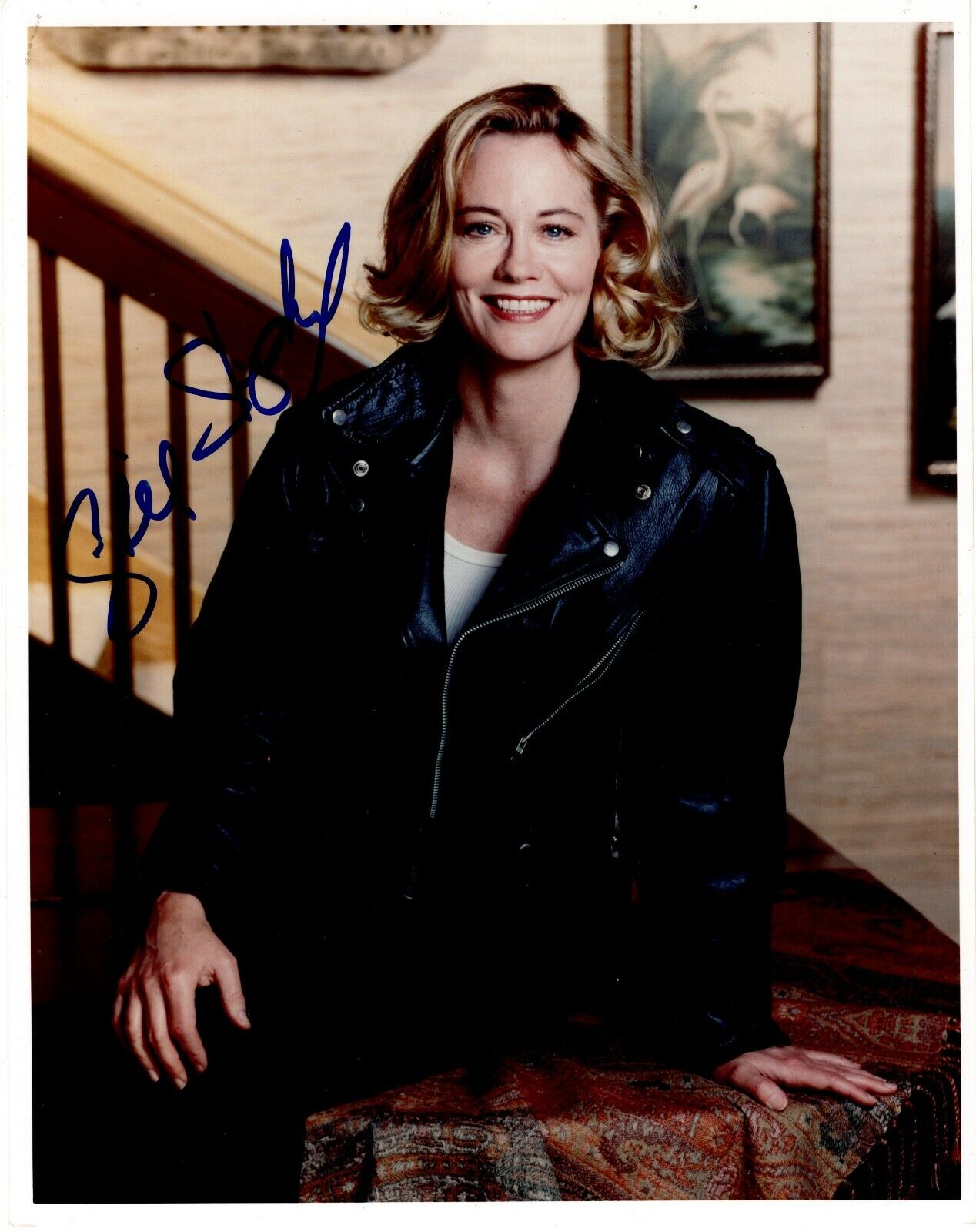 AUTOGRAPHED 8X10 SIGNED BY CYBILL SHEPHERD STARRED IN MOONLIGHTING UACC COA