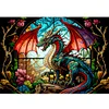 (Big Size) Flying Dragon - 11CT Stamped Cross Stitch 60*45cm/23.62*17.72in