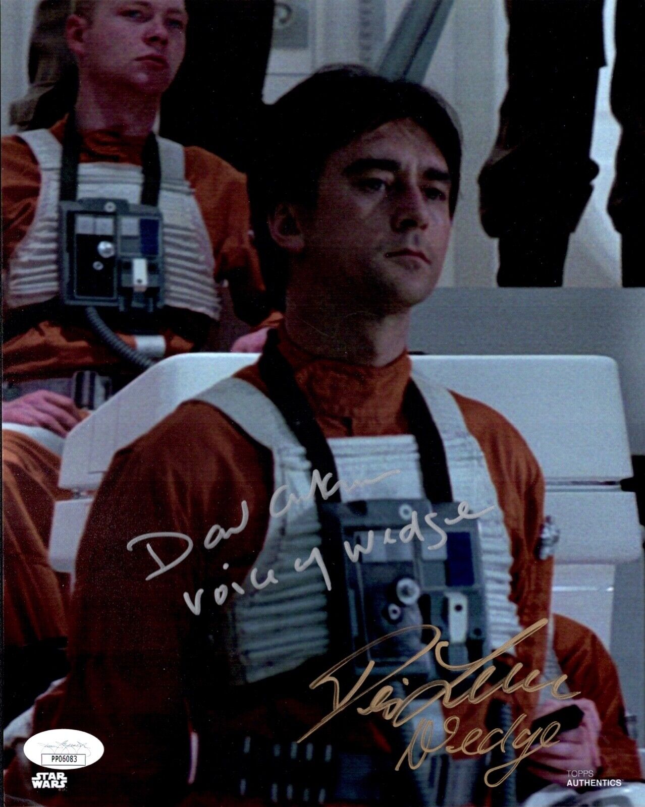 DENIS LAWSON & DAVID ANKRUM Signed 8x10 Star Wars A NEW HOPE WEDGE Photo Poster painting JSA COA