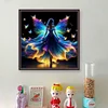 (Counted/Stamped)Fluorescent Butterfly Fairy-11CT Cross Stitch 40*40cm