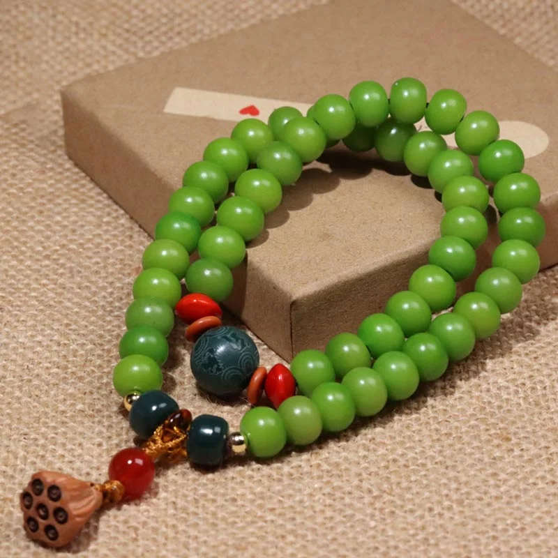 Natural Bodhi Seed Wisdom Bracelet Necklaces