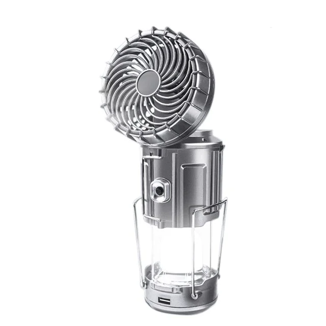 6 in 1 Portable Outdoor LED Camping Lantern With Fan（🔥 FLASH SALE -- 50% OFF）