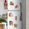 6Pcs Diamond Painting Acrylic Christmas Fridge Stickers Magnets Decals for Home Decor