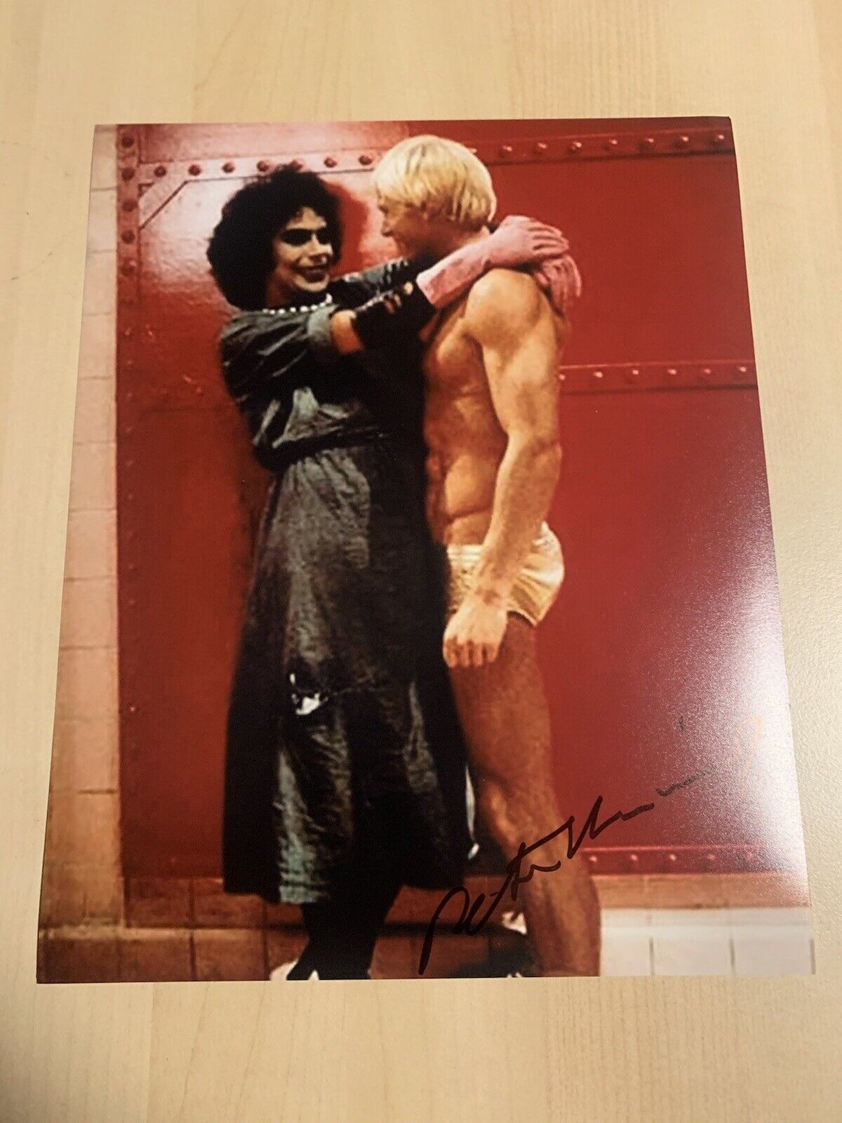 PETER HINWOOD SIGNED 8x10 Photo Poster painting ACTOR AUTOGRAPH ROCKY HORROR PICTURE SHOW COA