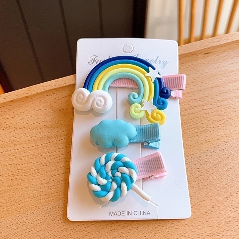 Kid’s Cute Cartoon Flower Plastic Hair Clip