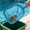 Pool Cleaning Nets Pole Leaf Skimmer Net With Short Pole Swimming Pool Cleaning Net Lightweight Deep-Water Pools Leaf Nets for Fine Debris in Inground/Above Ground