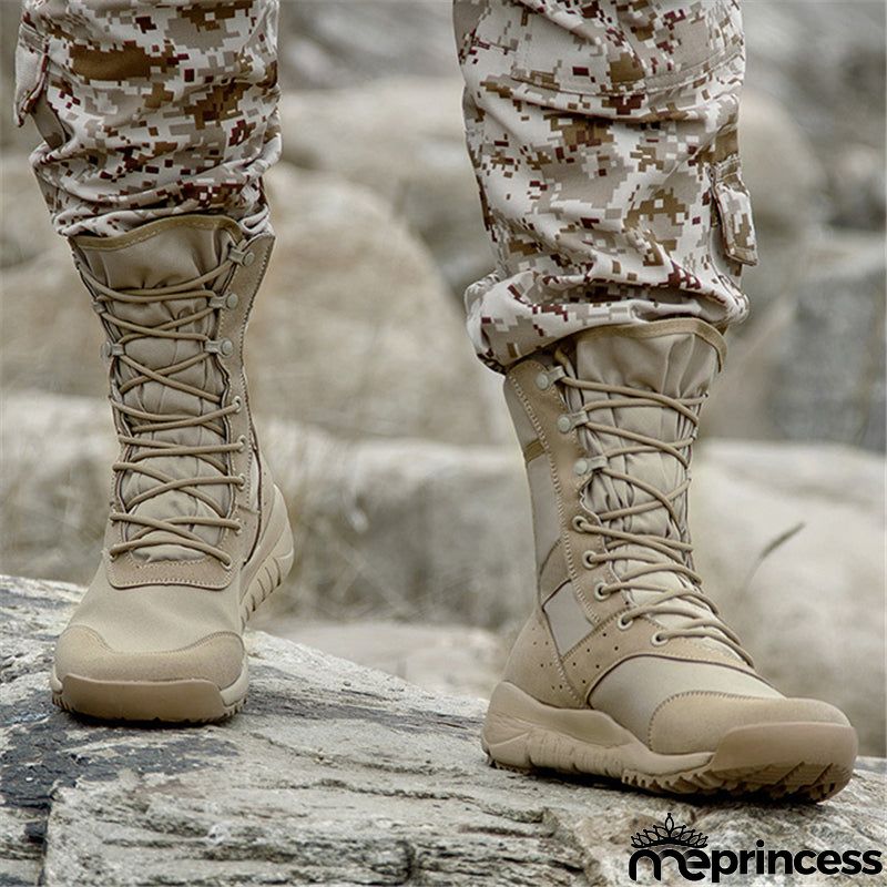 New Casual Lightweight Outdoor Climbing Shoes Training Army Boots