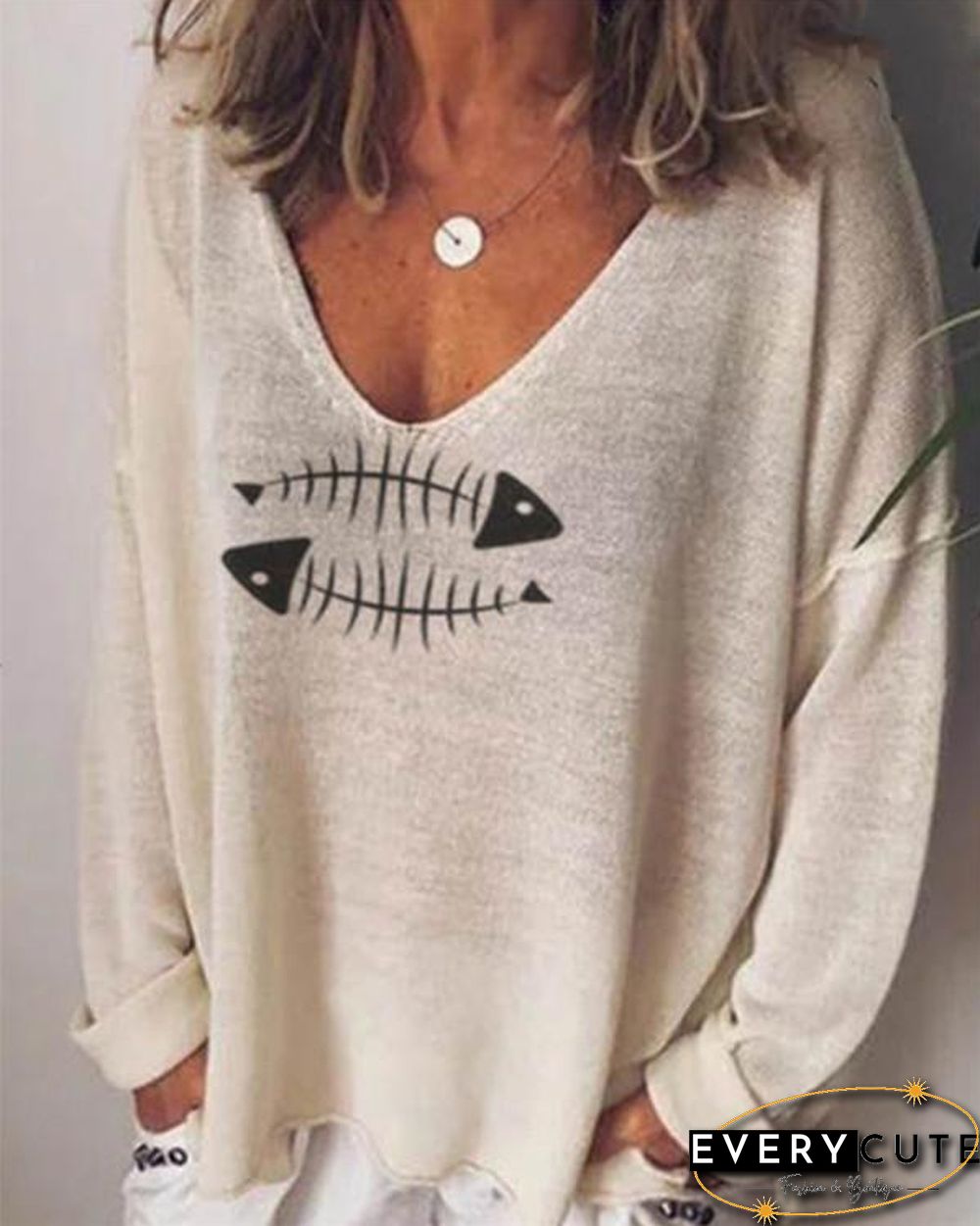 Summer Solid Women  Casual V Neck Holiday Tops