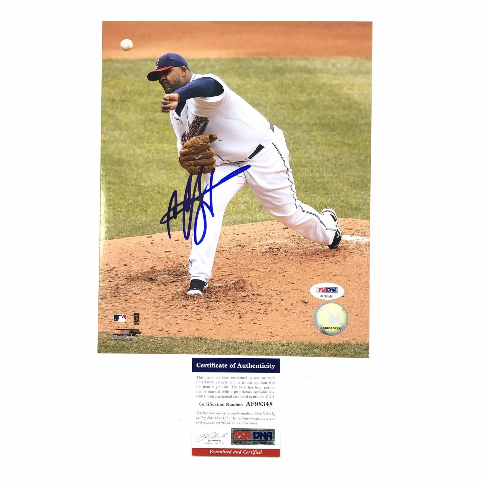 CC Sabathia signed 8x10 Photo Poster painting PSA/DNA Cleveland Autographed