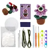 Halloween Crochet Starter Kit, Big Eye Flower Beginner Crochet, Craft Kits For Adults, Easy Crochet For Gift Home Decor