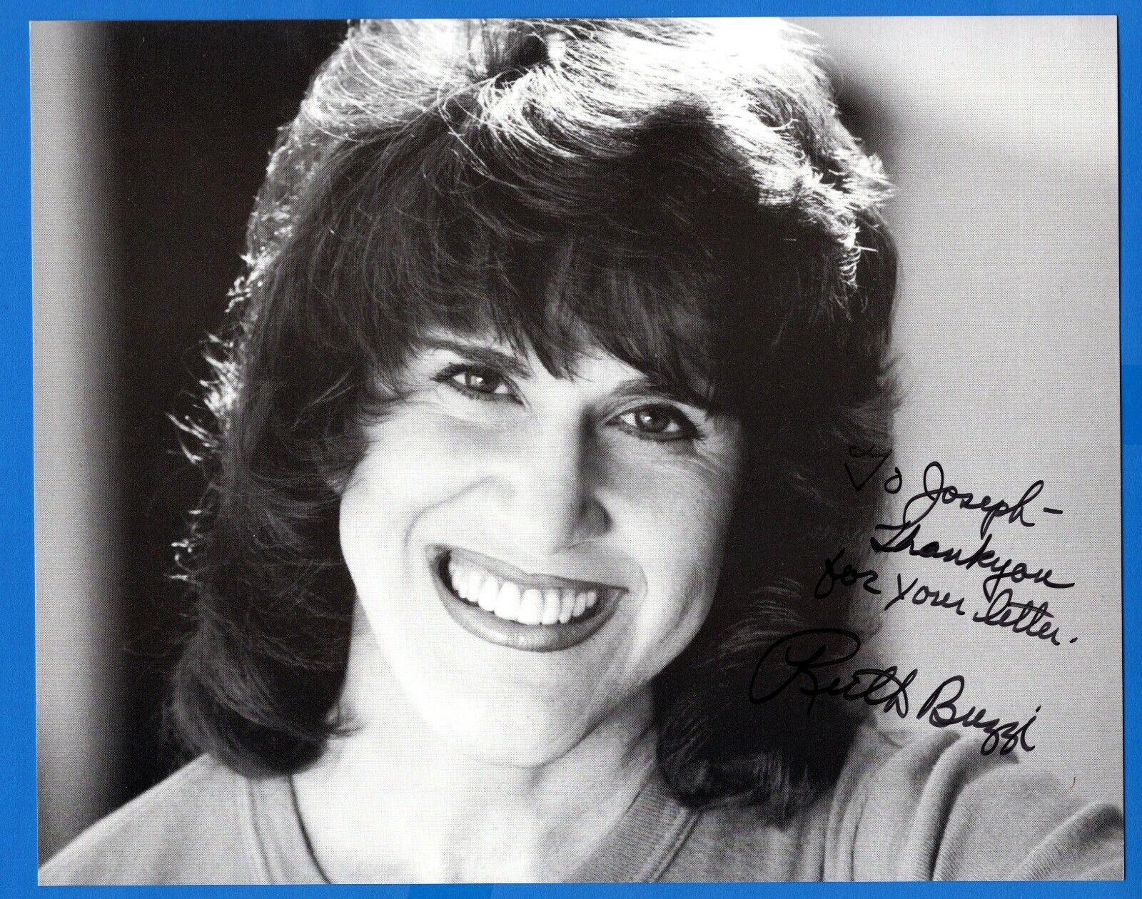 Ruth Buzzi Actress Comedian Singer Hand Signed Autograph 8x10 Photo Poster painting