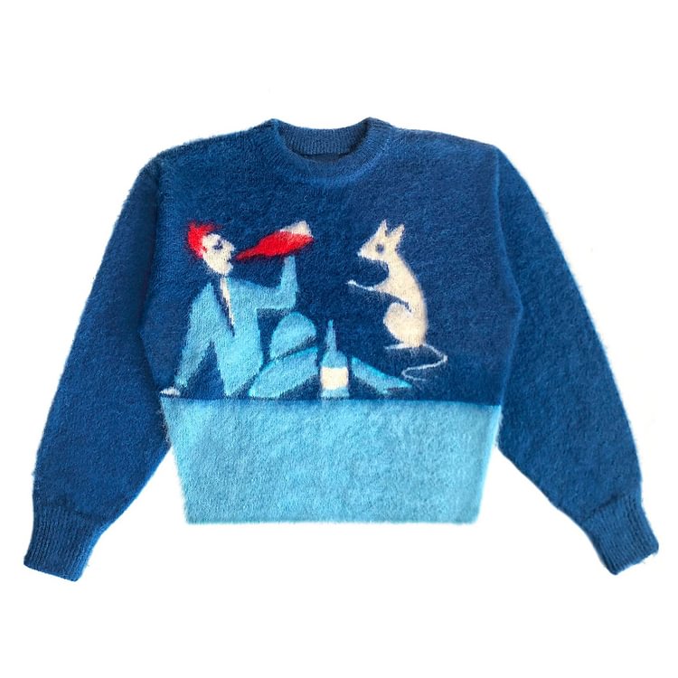 Crewneck Yeti Cardigan