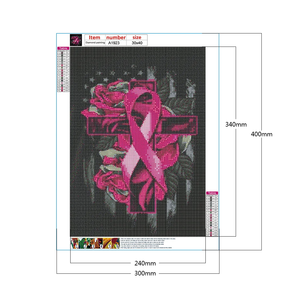 Full Round Diamond Painting 30*40cm - Cross