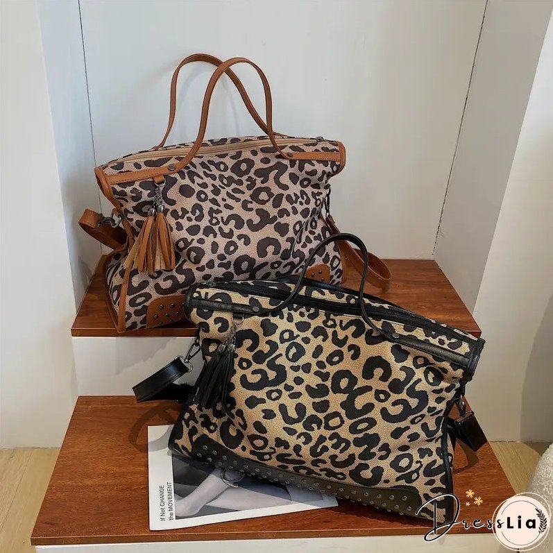 Paziye Female Leopard Bag