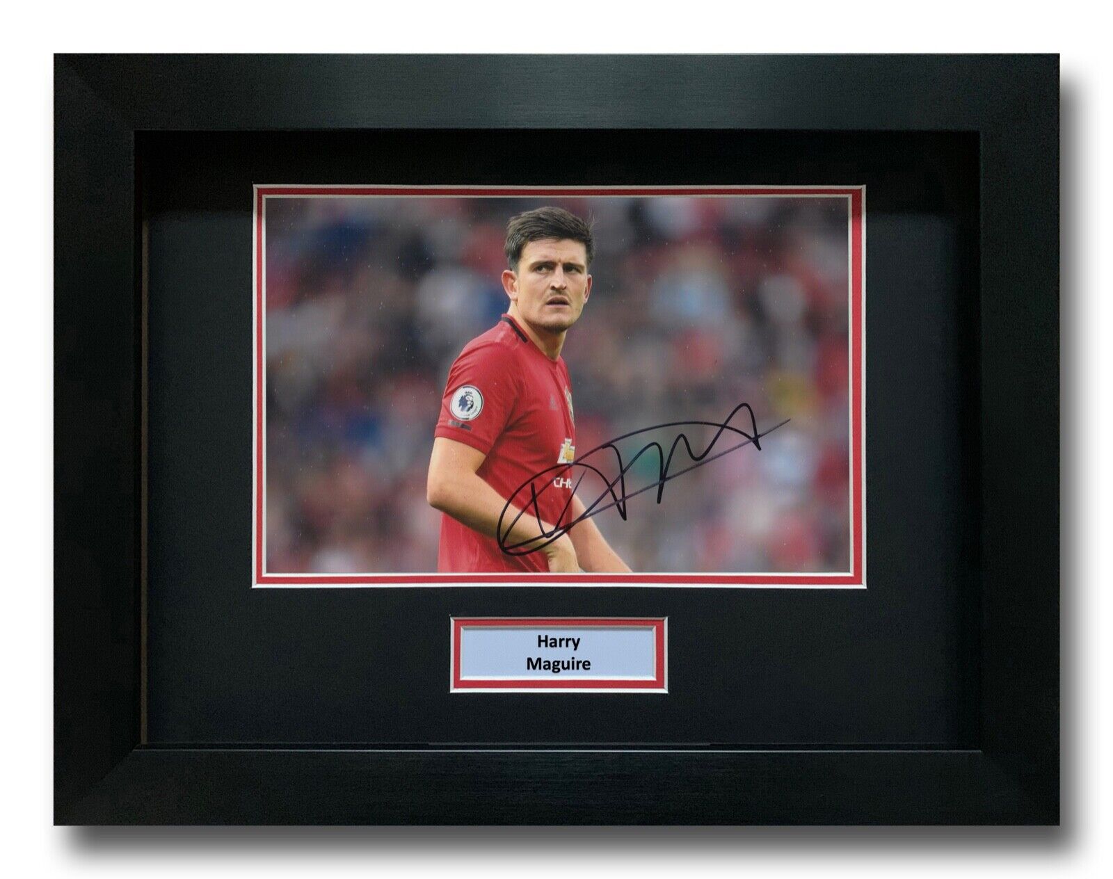 HARRY MAGUIRE HAND SIGNED FRAMED Photo Poster painting DISPLAY MANCHESTER UNITED AUTOGRAPH