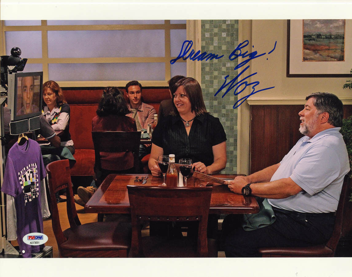 Steve Woz Wozniak SIGNED 11x14 Photo Poster painting Big Bang Theory Apple I PSA/DNA AUTOGRAPHED