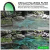 52MM CPL Filter for Phone, Clip-on Circular Polarizer Lens Filter, Ultra Slim Multi-Coated CPL Lens Filter