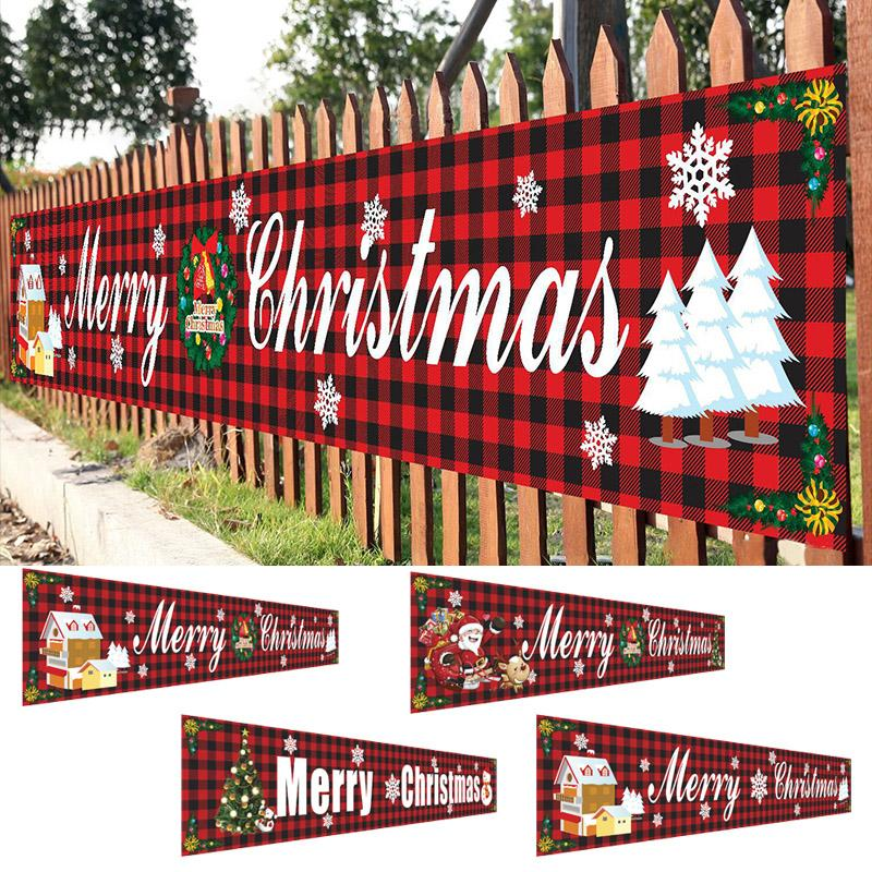 🎅Clearance Sale 50% OFF🎅 - Christmas Outdoor Banner Flag Pulling