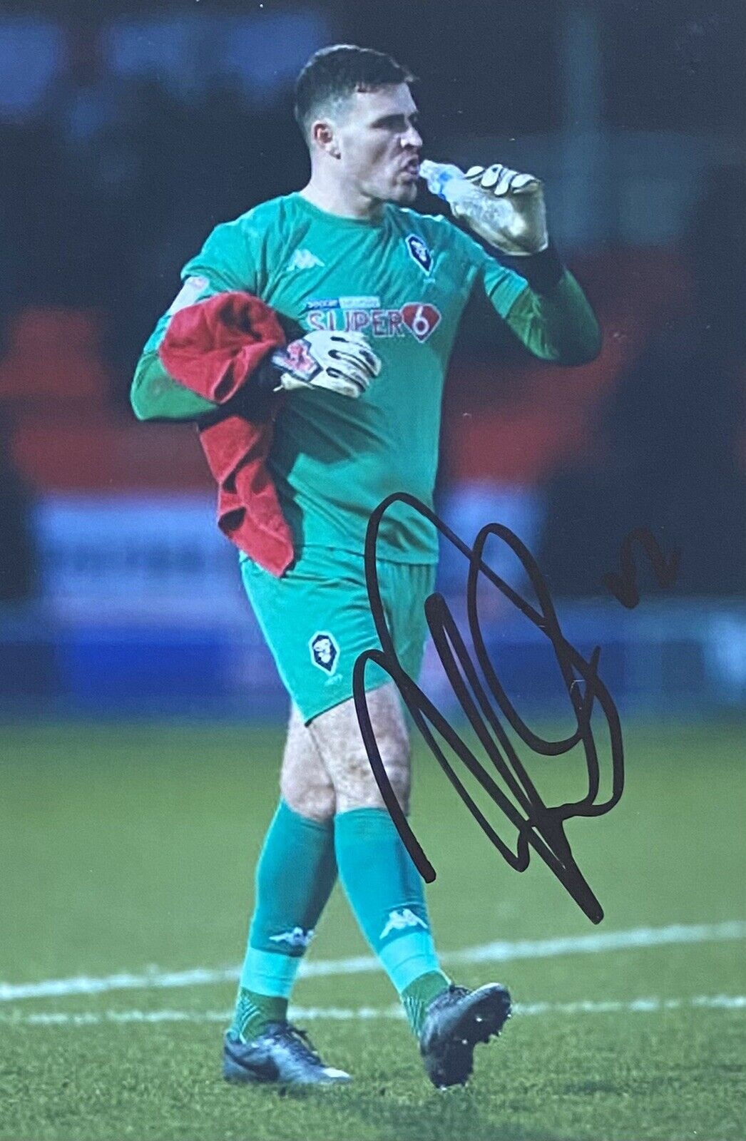 Kyle Letheren Genuine Hand Signed Salford City 6X4 Photo Poster painting 2