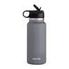 40oz Insulated Cup Mug Straw Lid Stainless Steel Thermos Water Bottle Wide Mouth