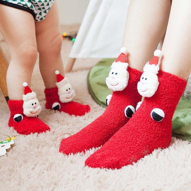 3D Christmas Socks