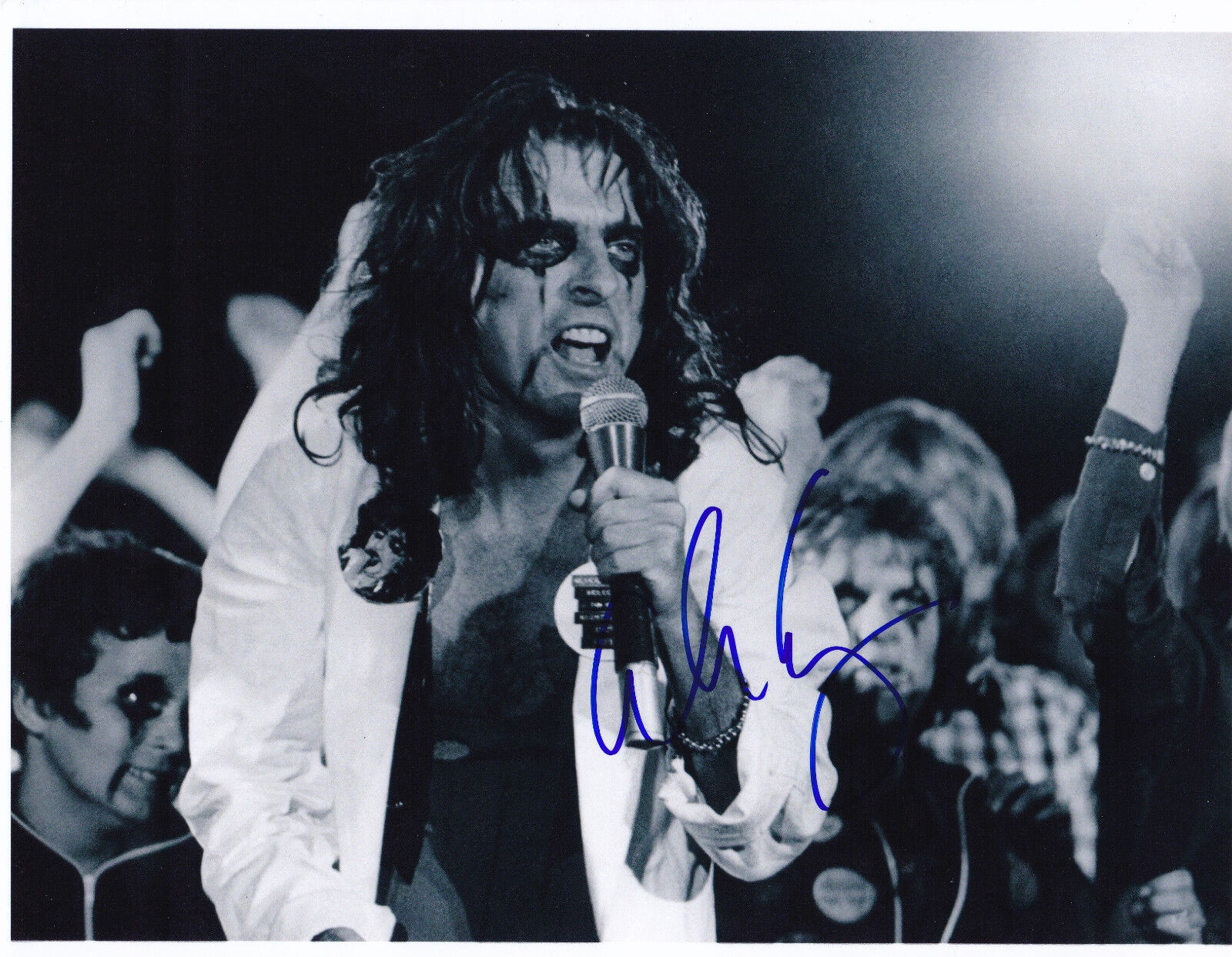 Alice Cooper Signed Autographed 8.5x11 Inch Photo Poster painting Hollywood Vampires Video Proof