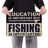 Education is important but fishing is importanter - Vintage Metal Signs - 20*30cm/30*40cm - Warning
