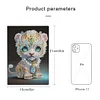5D Diamond Mosaic Notebook 50 Pages DIY Partial Special Shaped Drill Journal A5 Chinese Zodiac Notebook Kit