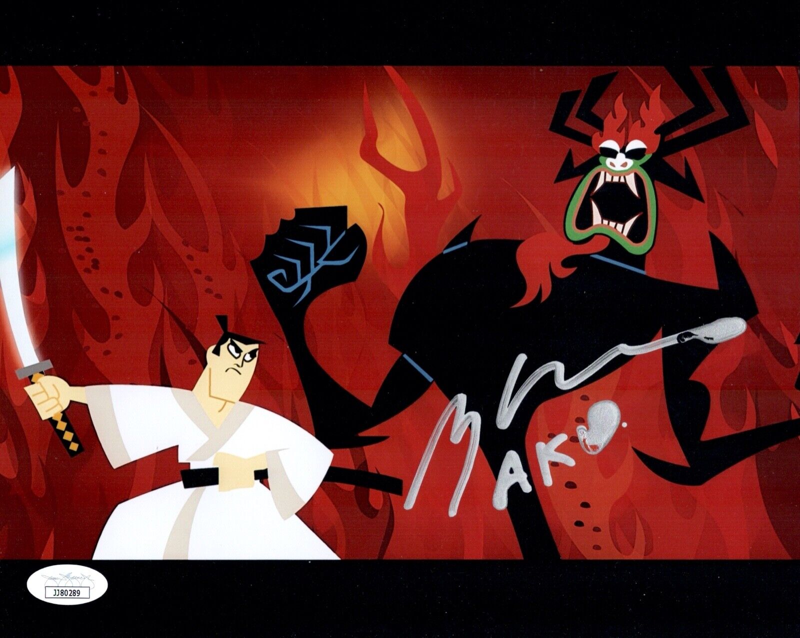 GREG BALDWIN Signed Samurai Jack AKU 8x10 Photo Poster painting In Person Autograph JSA COA Cert