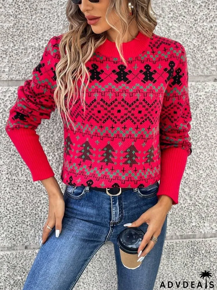 Women's Christmas Patterned Sweater
