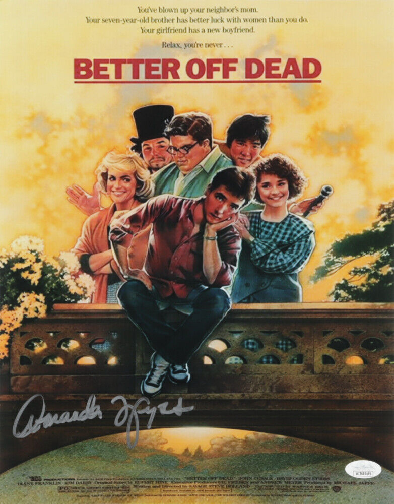 Amanda Wyss Signed Better Off Dead