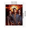 (Stamped/Counted) Supernatural Tv Series-11CT Cross Stitch 50*60cm(Big Size)